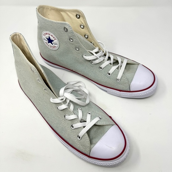 CONVERSE CHUCK TAYLOR ALL STAR HI SHOES Light Blue Denim - Picture 2 of 13